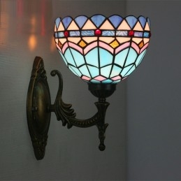 Lampu Dinding Tiffany Kaca...