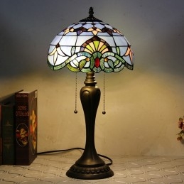 Lampu Meja Gaya Tiffany 12...