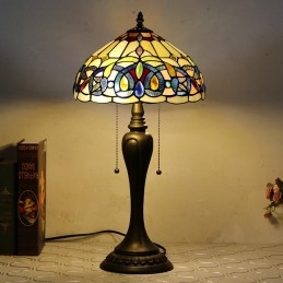 Lampu Meja Gaya Tiffany 12...