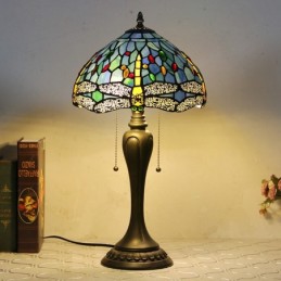 Lampu Meja Gaya Tiffany 12...