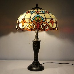 Lampu Meja Tiffany Retro 16...