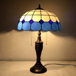 Lampu Meja Tiffany Retro 16...