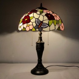 Lampu Meja Tiffany Retro 16...