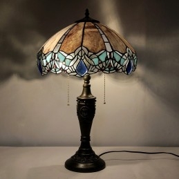 Lampu Meja Tiffany Retro 16...